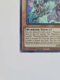 The Phantom Knights of Torn Scales PHRA-EN003 Phantom Rage 1st Ed Yu-Gi-Oh! NM - Image 2