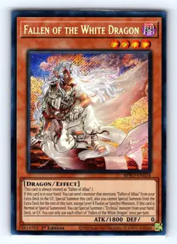 Fallen of the White Dragon BPRO-EN024 Burst Protocol Yu-Gi-Oh 1st Edition NM - Image 1