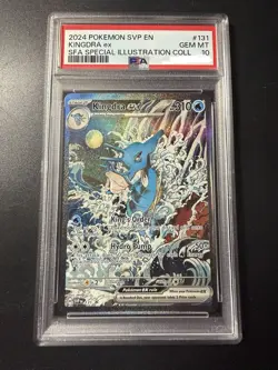 PSA 10 GEM MINT Kingdra ex 131 Sv: Scarlet & Violet Promo Cards Holo - Image 1