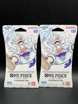 Lot Of 2 - One Piece ENGLISH OP-05 Awakening of the New Era Sleeved Booster Pack - Image 1