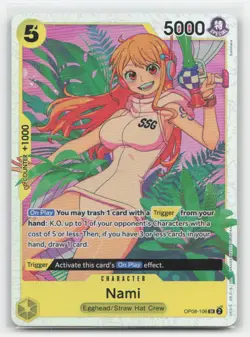 One Piece - Nami - Two Legends OP08-106 - NM - Image 1