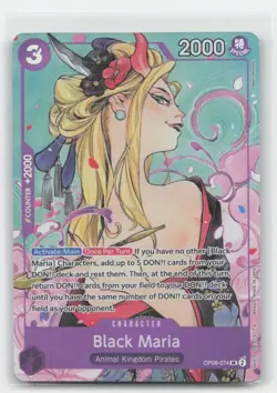 One Piece - Black Maria (Illustration Box Vol.2) Foil - OP08-074 - NM - Image 1