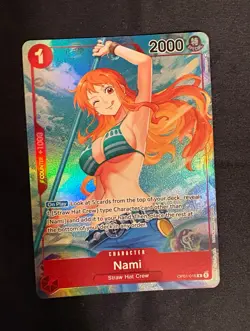 2022 ONE PIECE OP01-ROMANCE DAWN OP01-016 NAMI Alpha Pre Errata - Image 1