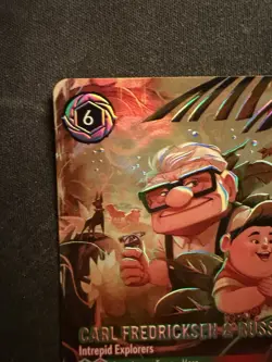 Disney Lorcana TCG Carl Fredricksen & Russell Enchanted Rare Attack If The Vine - Image 3