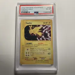 Zapdos H32 PSA 6 Aquapolis Holo Rare Pokemon Card Excellent - Mint 2002 - Image 1