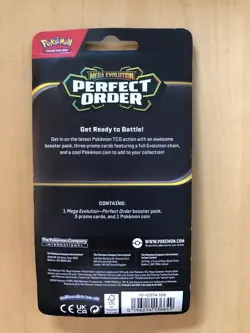 :: BRAND NEW : Pokemon Perfect Order Mega Evolution Card Booster Pack 🔥SEALED🔥 - Image 2