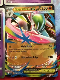 Pokemon TCG Mega Gallade Ralts Kirlia Lot (4) Ex Holo Regular Nm Cards - Image 5