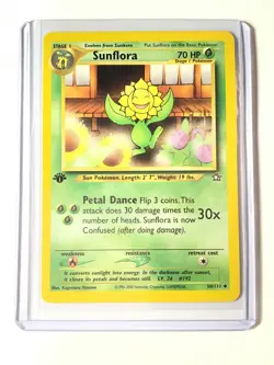 SUNFLORA - 1st Edition Neo Genesis Set - 50/111 - Uncommon - Pokemon Card - NM - Image 1