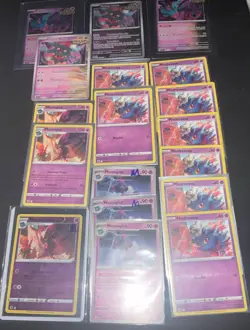 Misdreavus & Mismagius & Flutter Mane - 18x Pokemon Card Lot - Holo+Reverse+Reg - Image 1