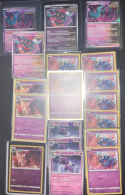 Misdreavus & Mismagius & Flutter Mane - 18x Pokemon Card Lot - Holo+Reverse+Reg - Image 2