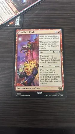 MTG Cool but Rude 0089 Foil TMNT Teenage Mutant Ninja Turtles Card - Image 1