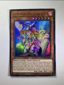 Toon Dark Magician Girl DUPO-EN041 Ultra Rare 1st Edition YuGiOh Card NM - Image 1