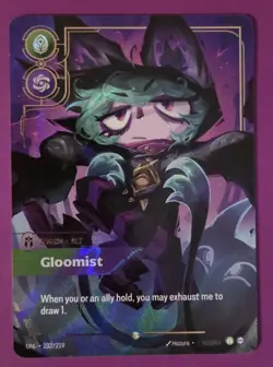 League of Legends CCG Trading Card VEX - Gloomist Card (Overnumbered) #232/219 - Image 1