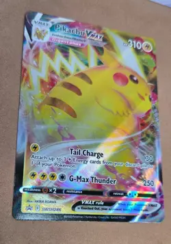 Pikachu VMAX SWSH286 Sword & Shield Promo Holo Card NM Condition - Image 2