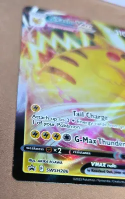 Pikachu VMAX SWSH286 Sword & Shield Promo Holo Card NM Condition - Image 4
