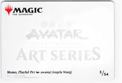 Momo, Playful Pet Art Card S Art Series: Avatar: The Last Airbender 3 NM - Image 2