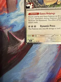 Hop's Snorlax - (Cosmos Holo) 117/159 Prize Pack Series Cards Holo NM - Image 5