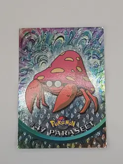 Parasect Topps Chrome #47 Animation Series 2 Holo Pokemon Card - Image 1