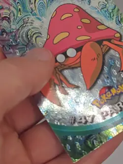 Parasect Topps Chrome #47 Animation Series 2 Holo Pokemon Card - Image 5