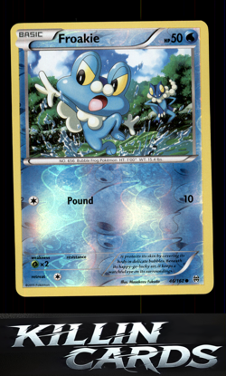 Reverse Holofoil Froakie 46/162 Pokemon Common XY - BREAKthrough Card NM - Image 1
