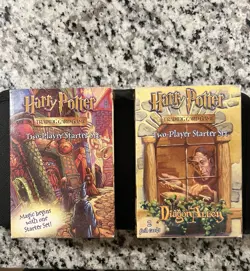 (2) Harry Potter TCG Two Player Starter Set *OPENED* Cards And Manual Inside - Image 1