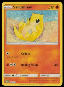 Sandshrew 008/034 Holo Classic Collection Trading Card Game Classic Pokemon NM - Image 1
