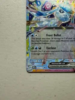 Glaceon EX 26/131 Pokemon Prismatic Evolutions Double Rare Card 2025 - Image 5