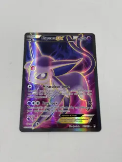 Espeon EX 117/122 Full Art Ultra Rare Breakpoint Pokemon Card NM - Image 1