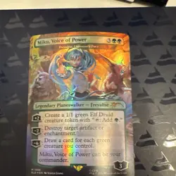 Wizards MTG Miku, Voice of Power 1598 Secret Lair Drop Mythic Foil Borderless - Image 1
