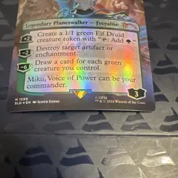 Wizards MTG Miku, Voice of Power 1598 Secret Lair Drop Mythic Foil Borderless - Image 3