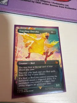 Traveling Chocobo (Borderless) Final Fantasy Regular - Image 1