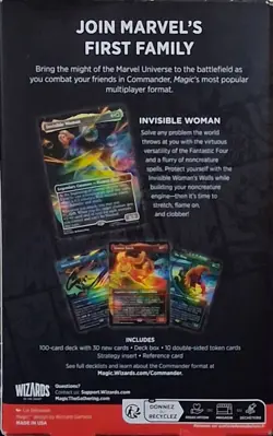 Wizards of the Coast MTG Marvel Super Heroes Fantastic Four Commander - Image 2