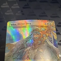 Wizards MTG Miku, Divine Diva 1585 Secret Lair Drop Mythic Foil EN Borderless - Image 2