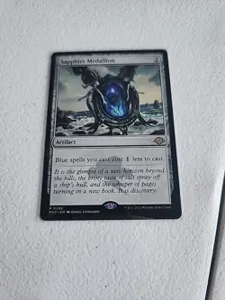 MTG Sapphire Medallion (Rare) Modern Horizons 3 N/M #M74 - Image 1