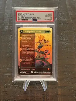 Avatar, The Last Airbender! PSA 10 🤯The Legend of Kyoshi #0358 Borderless Foil - Image 1