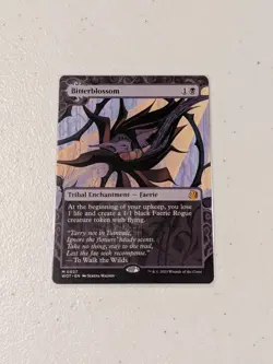 MTG Bitterblossom - Wilds of Eldraine: Enchanting Tales NM - Image 1