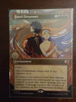 MTG: Avatar: The Last Airbender: Showcase Fated Firepower: LP Condition - Image 1