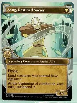 Aang, at the Crossroads (Showcase) #346 NM Avatar: The Last Airbender Magic MTG - Image 2