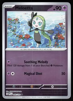 Meloetta 040/094 Uncommon Phantasmal Flames Pokemon Reverse Holo NM - Image 1