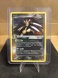 Pokemon TCG Dark Sandslash 18/109 Team Rocket Returns Reverse Holo Stamp 2004 - Image 1