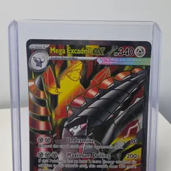 Mega Excadrill ex 103/084 Me05: Pitch Black Holo Keisuke Azuma Pokemon - Image 3