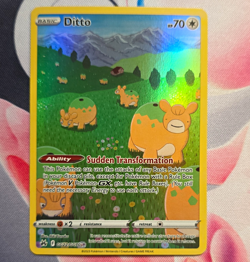 Pokemon TCG Ditto GG22/GG70 Crown Zenith Galarian Gallery Holo EN - Image 1