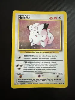 MELOFEE HOLO - POKEMON 5/102 SET DE BASE EDITION 2 FR - Image 1