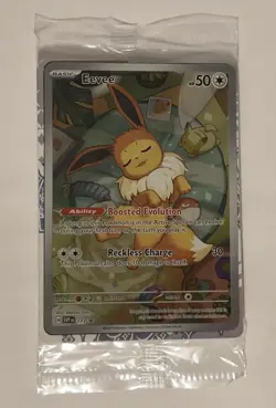 Pokemon TCG Eevee Sv Scarlet & Violet Promo Holo 50 HP Sealed #173 - Image 1