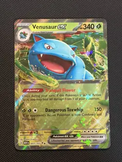 Pokemon TCG Scarlet & Violet 151 003/165 Venusaur EX Double Rare - NM - Image 3