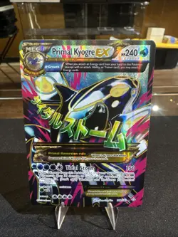 Pokemon Primal Kyogre-EX 149/160 XY Primal Clash 2015 Full Art Holo UR - Image 1
