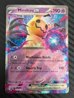 Pokemon TCG Journey Together 069/159 Mimikyu ex Double Rare Holofoil NM - Image 1