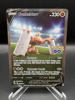 Pokemon TCG - Conkeldurr V (Alternate Full Art) 074/078 - Pokemon Go NM - Image 1