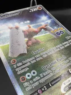 Pokemon TCG - Conkeldurr V (Alternate Full Art) 074/078 - Pokemon Go NM - Image 3
