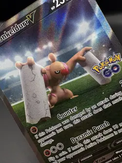 Pokemon TCG - Conkeldurr V (Alternate Full Art) 074/078 - Pokemon Go NM - Image 4